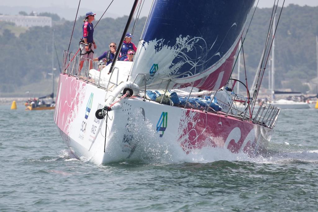 Team SCA - Volvo Ocean Race - Lisbon In Port Race © Eugenia Bakunova http://www.mainsail.ru